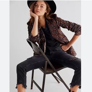 Free People Ashby Velvet Blazer